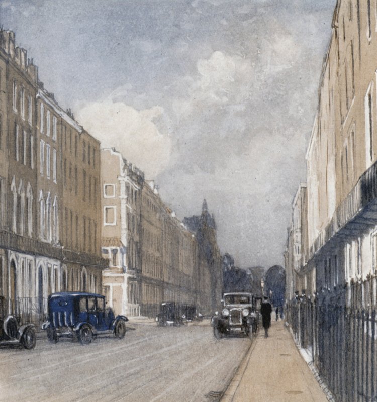 Harley Street (színes litó) alkotó: Donald (after) Maxwell