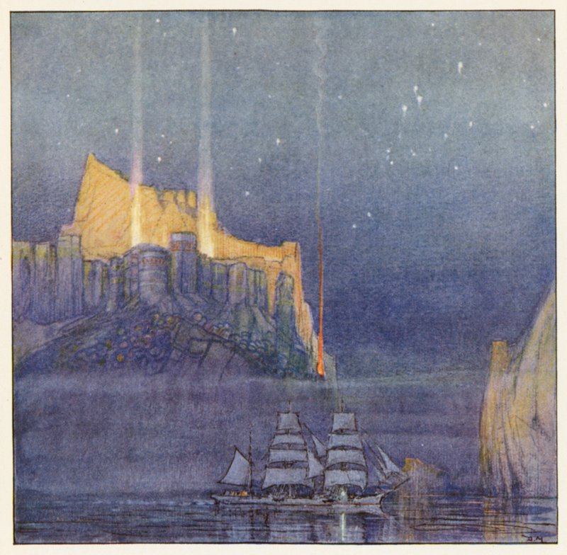 Rudyard Kipling: Kipling: A kereskedők (színes litográfia) alkotó: Donald (after) Maxwell