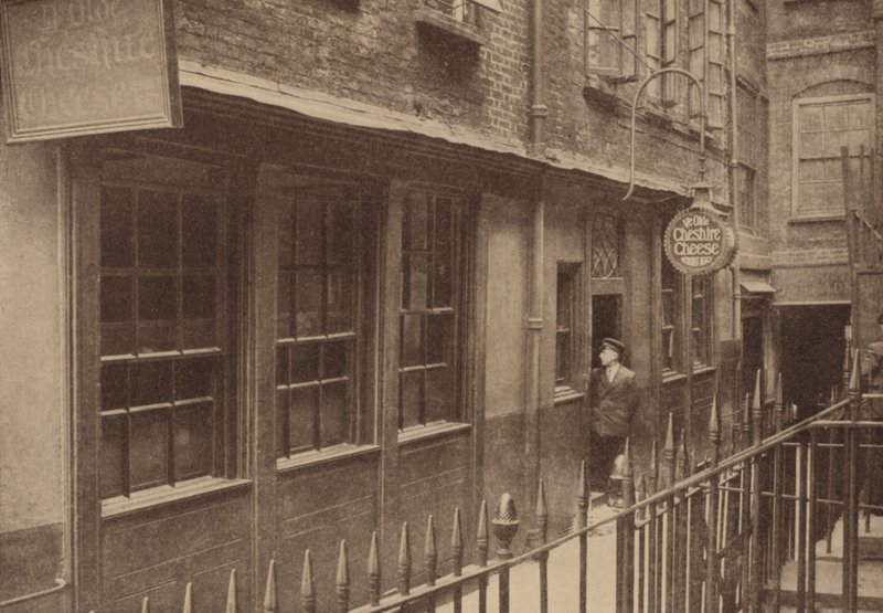 Ye Olde Cheshire Cheese Pub (f/w fotó) alkotó: Donald McLeish