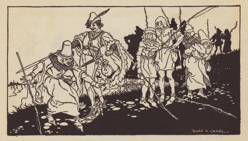 Gotham bölcsei, angol népmese (litho) alkotó: Donn P. Crane