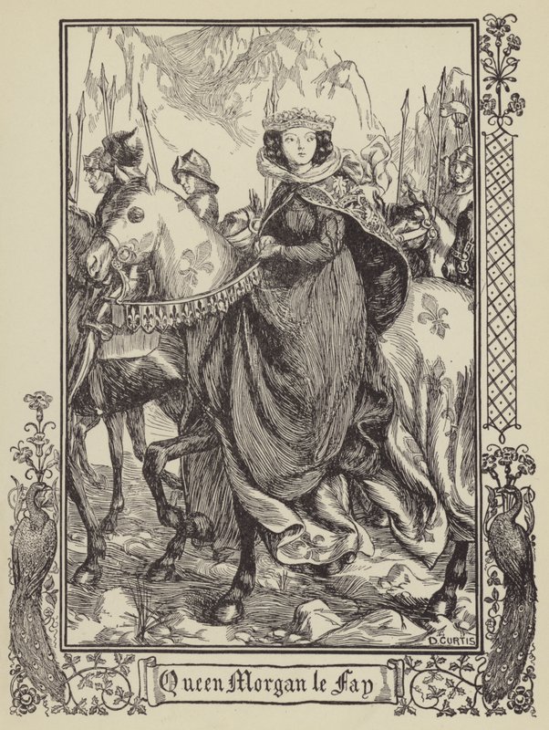 Morgan le Fay királynő alkotó: Dora Curtis