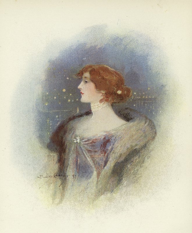 A London Society Lady alkotó: Dudley Hardy