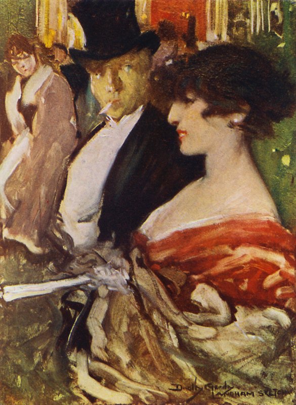 A játék a dolog (Langham-vázlat) (színes litó) alkotó: Dudley Hardy