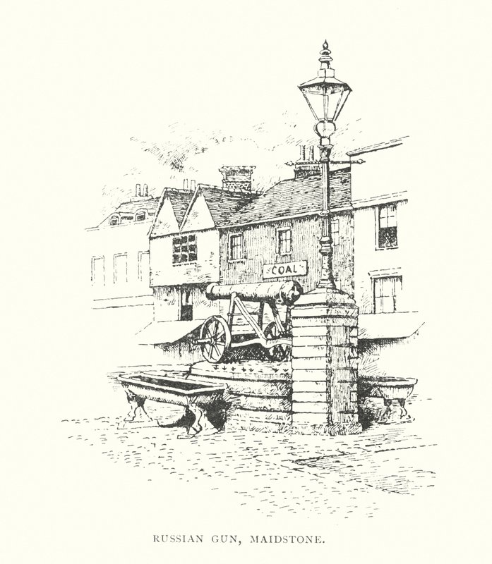 Orosz ágyú, Maidstone (litográfia) alkotó: Duncan Moul
