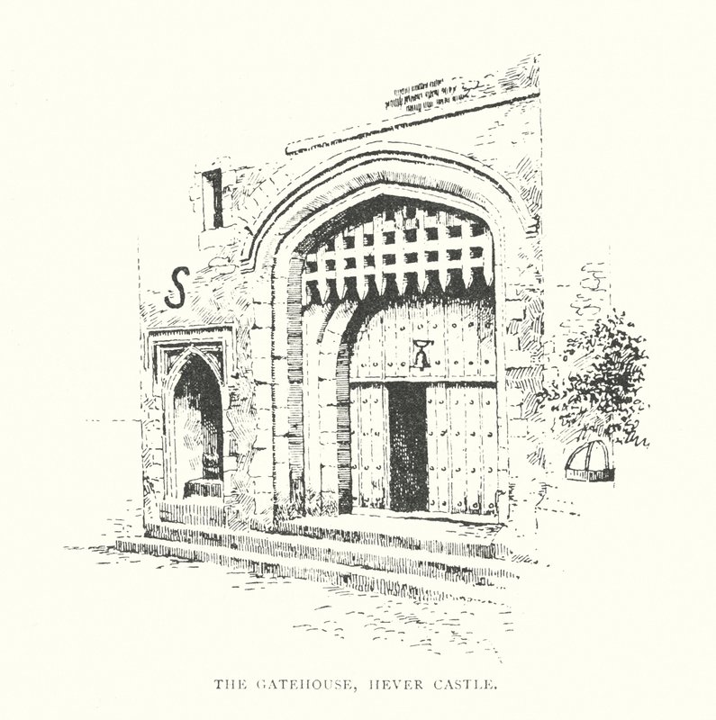 The Gatehouse, Hever Castle (litográfia) alkotó: Duncan Moul