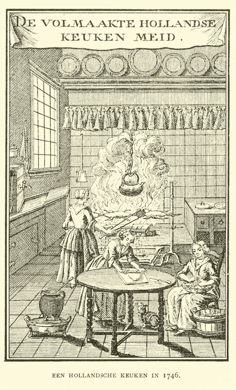Egy holland konyha 1746-ban alkotó: Dutch School