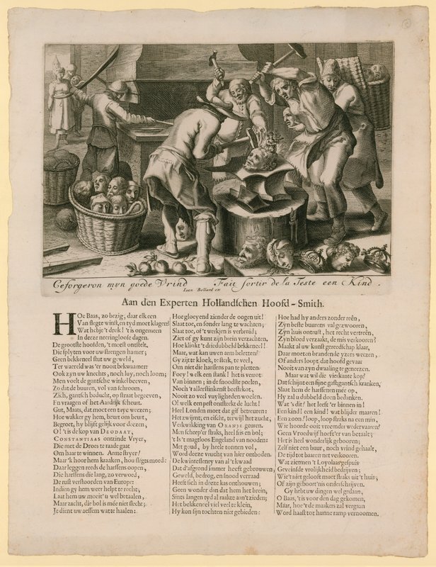 Ceforgeron myn goede vrind. Karikatúra az angol trónöröklésről, 1688-89 alkotó: Dutch School