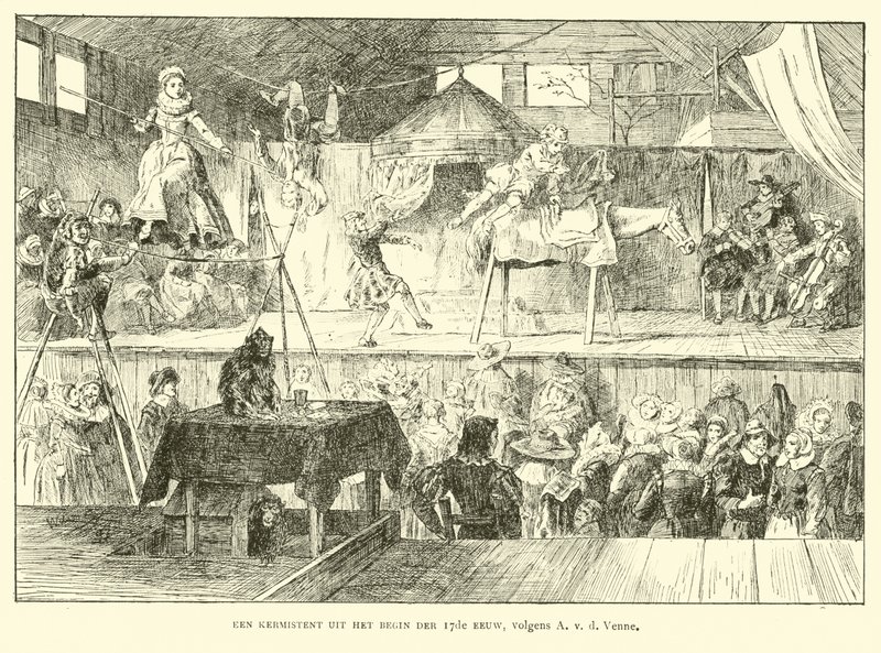 Vásári sátor, Hollandia, 17. század eleje alkotó: Dutch School