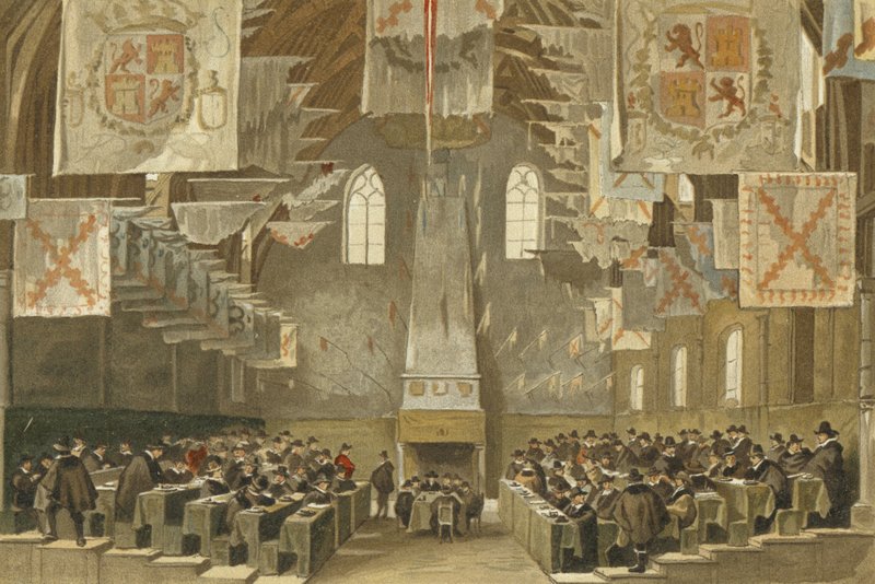 A Binnenhof nagyterme, Hága, Hollandia alkotó: Dutch School