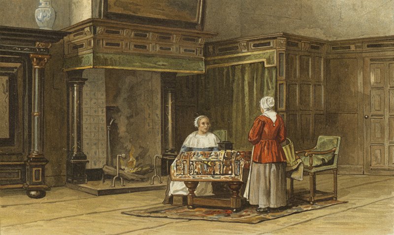 Egy holland ház belseje, 17. század 1. fele alkotó: Dutch School