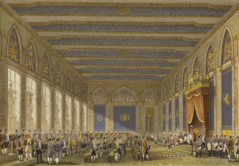 A generális államok megnyitója, Brüsszel, 1815 alkotó: Dutch School