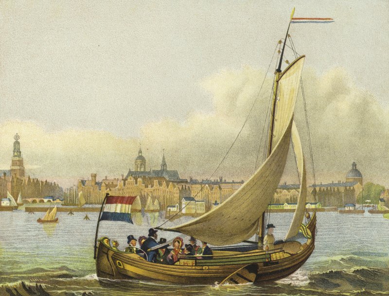 Élményhajózás az Y-on, Hollandia, 19. század alkotó: Dutch School