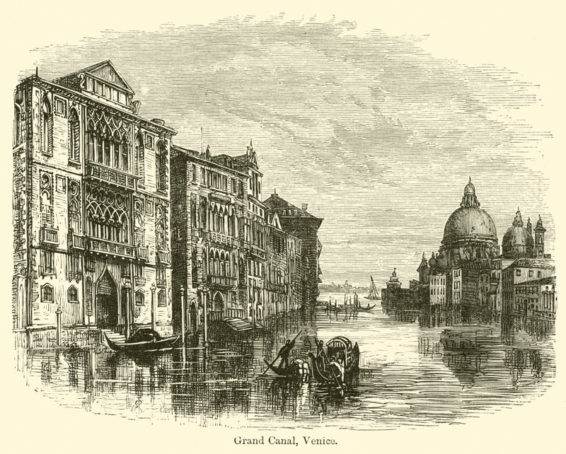 Canal Grande, Velence alkotó: E. Jennings