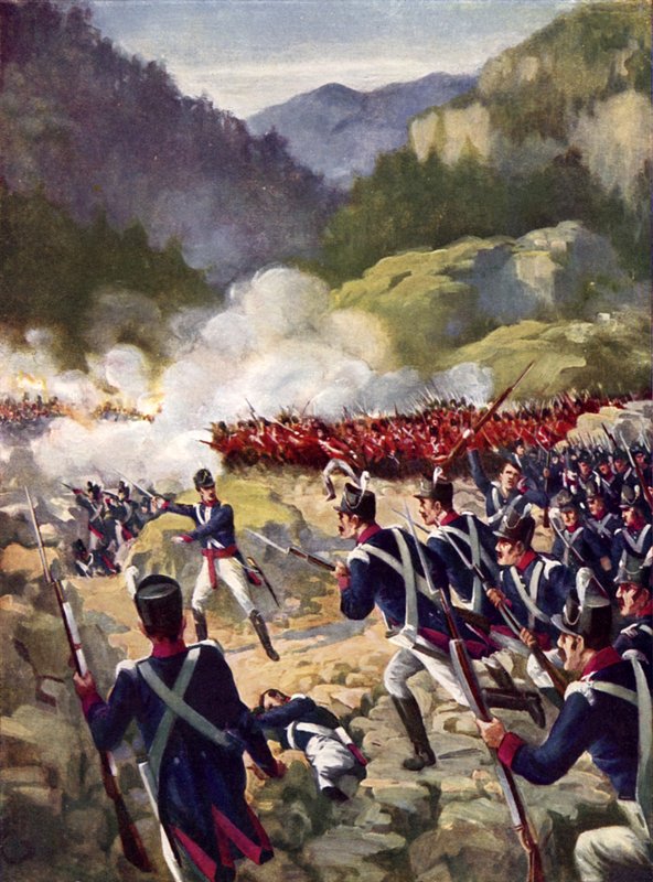A busacói csata, 1810 alkotó: E. A. Dyer