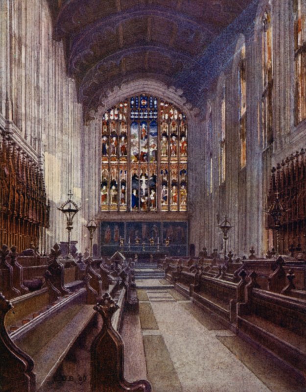 Eton: Felső kápolna (színes litó) alkotó: E. D. Brinton