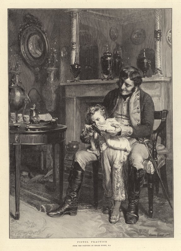 Pisztoly gyakorlat alkotó: Edgar Bundy