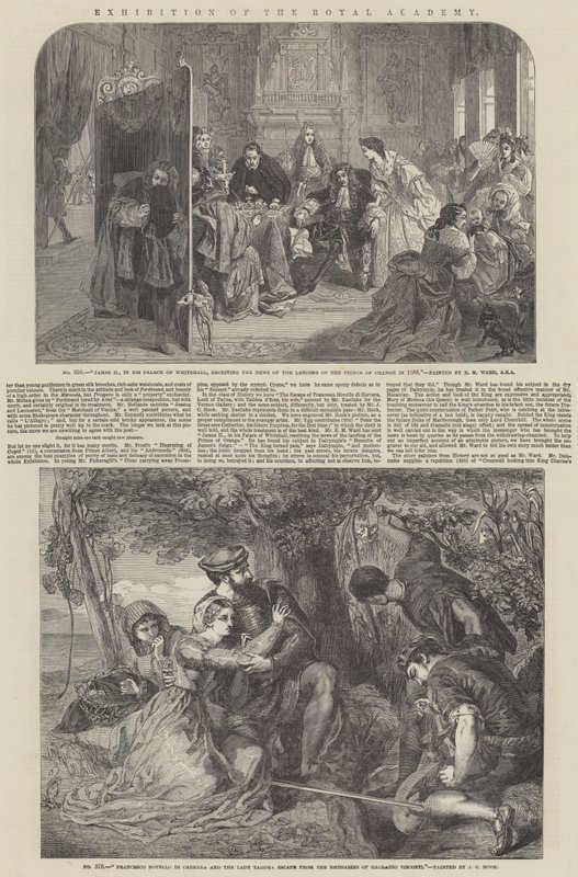 A Királyi Akadémia kiállítása alkotó: Edgar Melville Ward