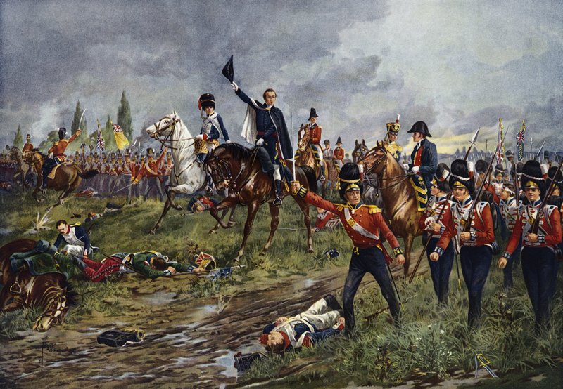 The Whole Line Will Advance, The Battle of Waterloo alkotó: Edgar Alfred Holloway