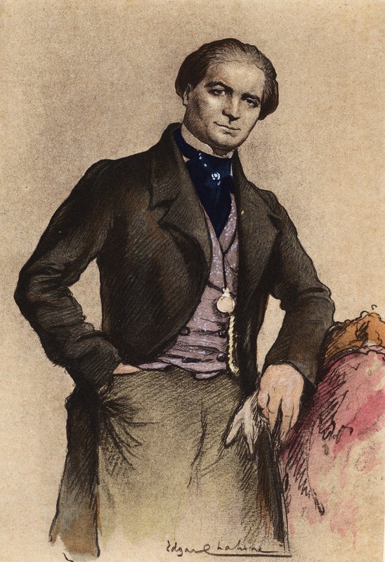 Gustave Flaubert: Madame Bovary illusztrációja (színes litográfia) alkotó: Edgar Chahine