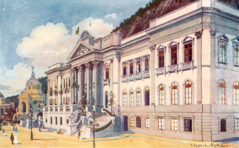 Mezőgazdasági, Ipari és Kereskedelmi Minisztérium, Praia Vermelha (színes litó) alkotó: Edgar L. Pattison