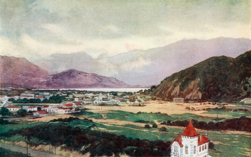 Rio de Janeiro déli elővárosa, Ipanema (színes litó) alkotó: Edgar L. Pattison