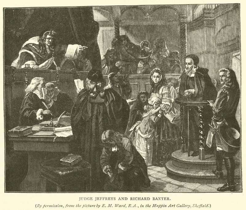Jeffreys bíró és Richard Baxter alkotó: Edgar Melville Ward