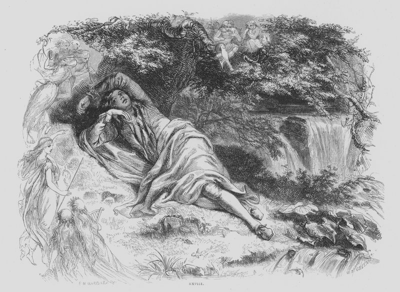 John Milton, A töprengő alkotó: Edgar Melville after Ward