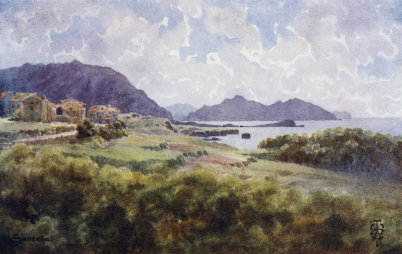 Észak-Spanyolország: Santana (fekete litho) alkotó: Edgar T. A. Wigram