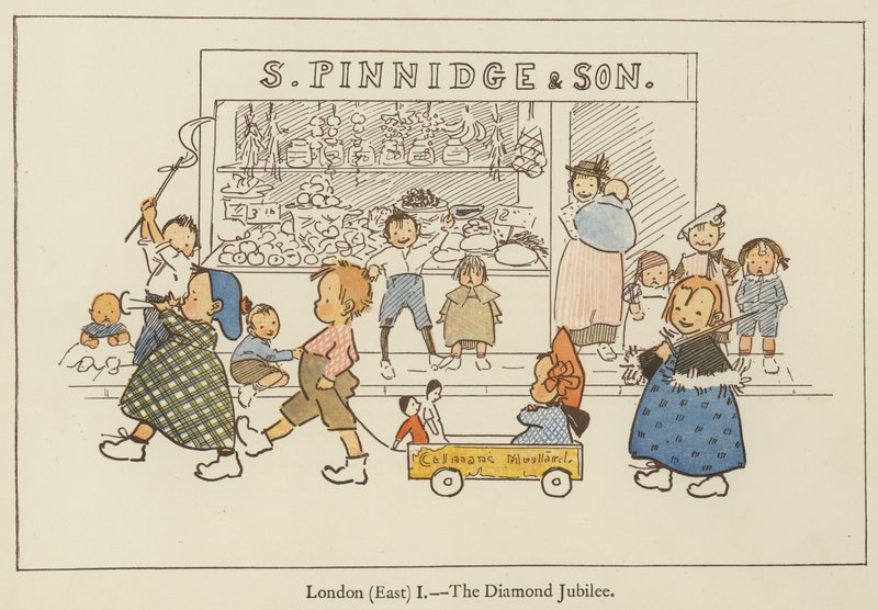 London (Kelet), a gyémántjubileum alkotó: Edith Farmiloe
