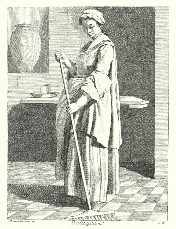 Seprőgép (gravírozás) alkotó: Edmé (after) Bouchardon