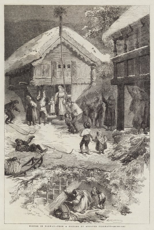 Tél Norvégiában alkotó: Edmond Morin