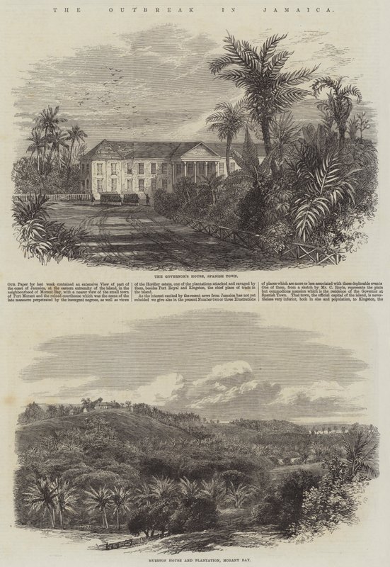 A járvány Jamaicában alkotó: Edmund Morison Wimperis