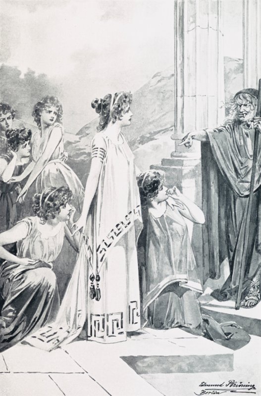Illusztráció Goethes Fausthoz alkotó: Edmund Bruning