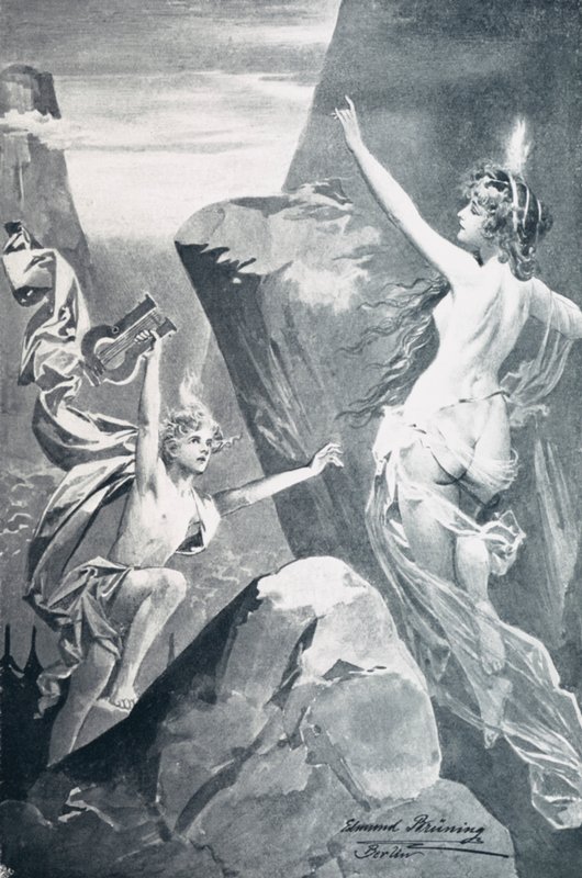 Illusztráció Goethes Fausthoz alkotó: Edmund Bruning