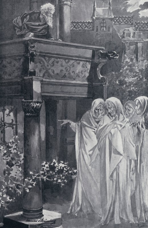 Illusztráció Goethes Fausthoz alkotó: Edmund Bruning