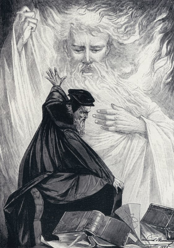 Illusztráció Goethes Fausthoz alkotó: Edmund Bruning