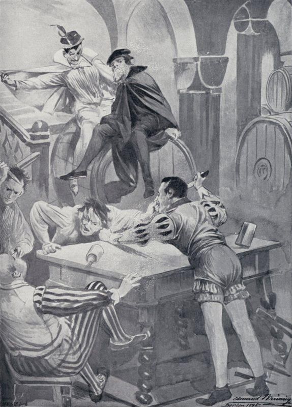 Illusztráció Goethes Fausthoz alkotó: Edmund Bruning