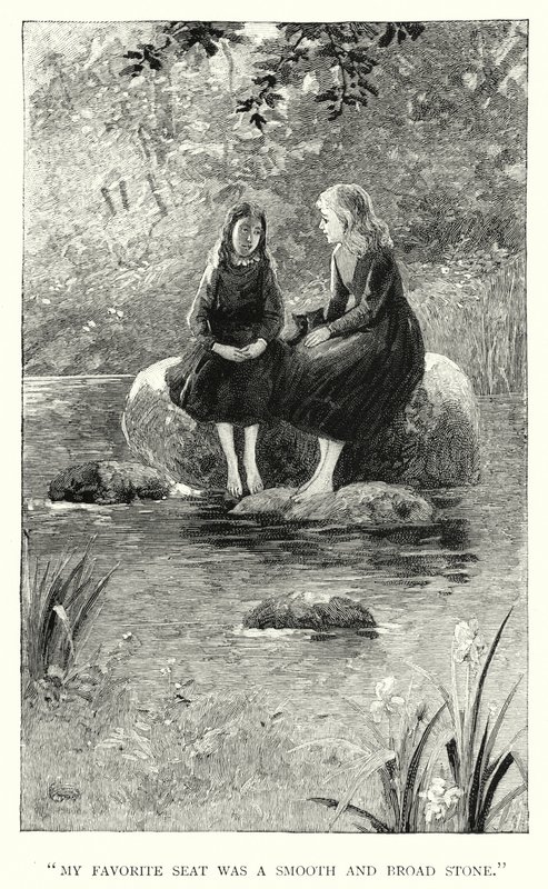 Illusztráció Jane Eyre-hez, Charlotte Bronte (metszet) alkotó: Edmund Henry Garrett