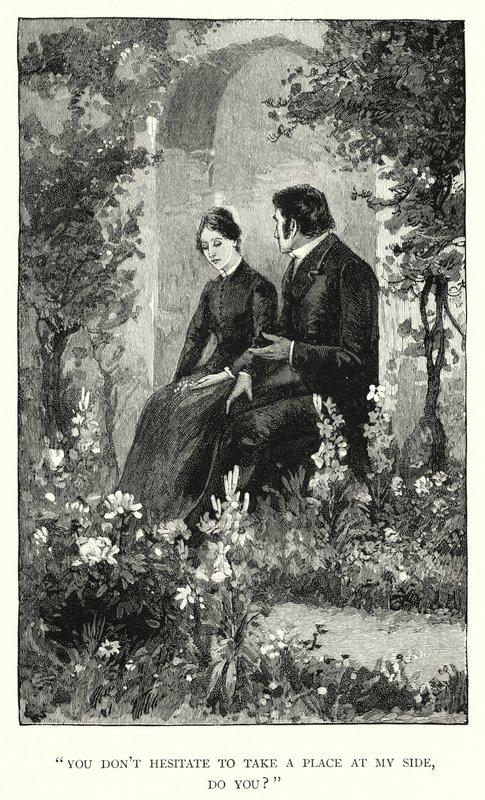 Illusztráció Jane Eyre-hez, Charlotte Bronte (metszet) alkotó: Edmund Henry Garrett