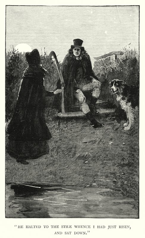 Illusztráció Jane Eyre-hez, Charlotte Bronte (metszet) alkotó: Edmund Henry Garrett