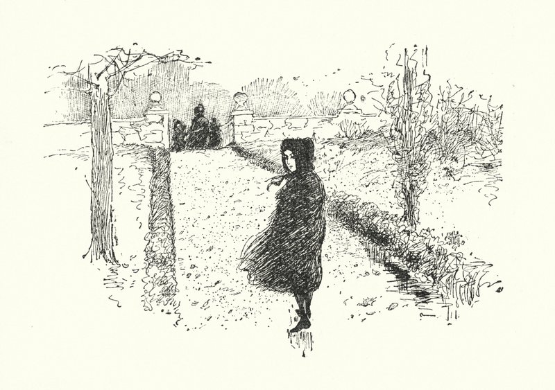 Illusztráció Jane Eyre-hez, Charlotte Bronte (litho) alkotó: Edmund Henry Garrett