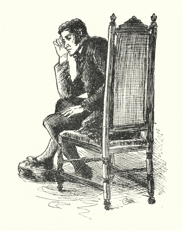Illusztráció Jane Eyre-hez, Charlotte Bronte (litho) alkotó: Edmund Henry Garrett
