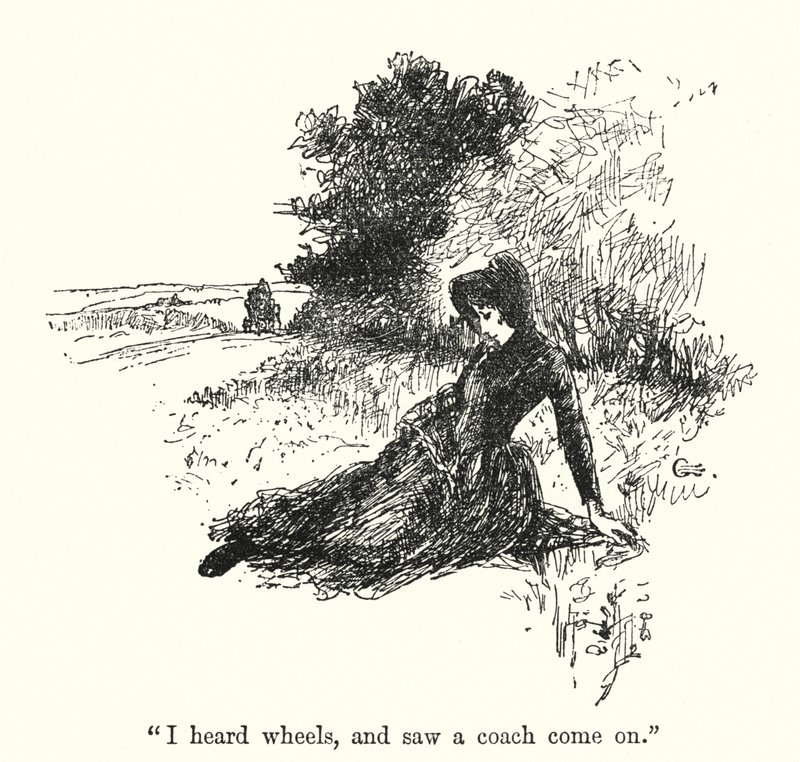 Illusztráció Jane Eyre-hez, Charlotte Bronte (litho) alkotó: Edmund Henry Garrett