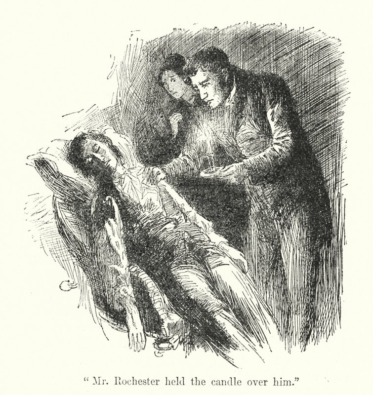 Illusztráció Jane Eyre számára, Charlotte Bronte (litho) alkotó: Edmund Henry Garrett