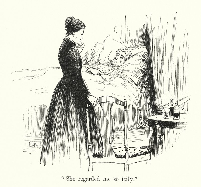 Illusztráció Jane Eyre-hez, Charlotte Bronte (litho) alkotó: Edmund Henry Garrett