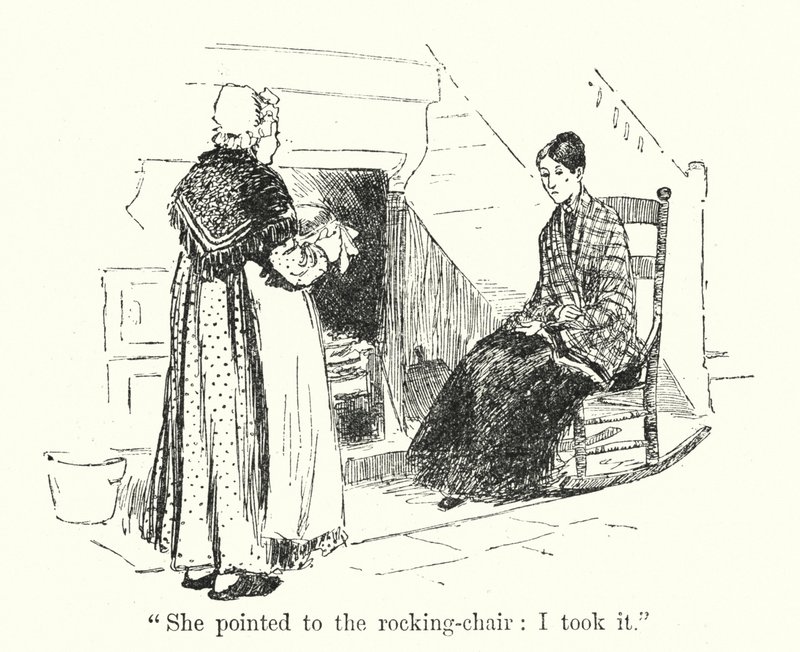 Illusztráció Jane Eyre-hez, Charlotte Bronte (litho) alkotó: Edmund Henry Garrett