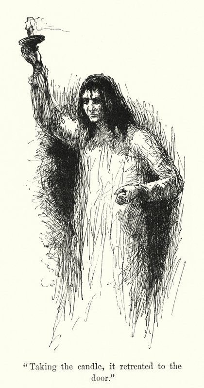 Illusztráció Jane Eyre számára, Charlotte Bronte (litho) alkotó: Edmund Henry Garrett