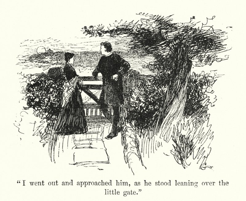 Illusztráció Jane Eyre számára, Charlotte Bronte (litho) alkotó: Edmund Henry Garrett