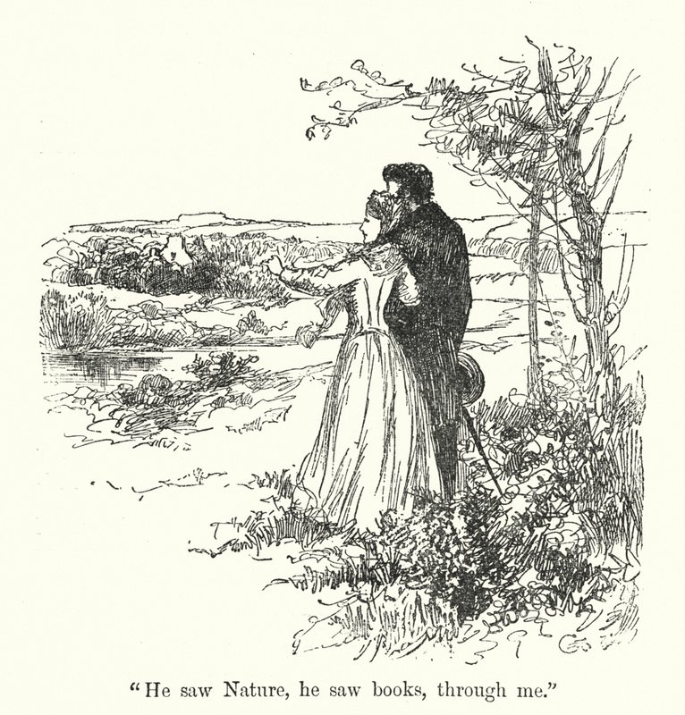 Illusztráció Jane Eyre számára, Charlotte Bronte (litho) alkotó: Edmund Henry Garrett