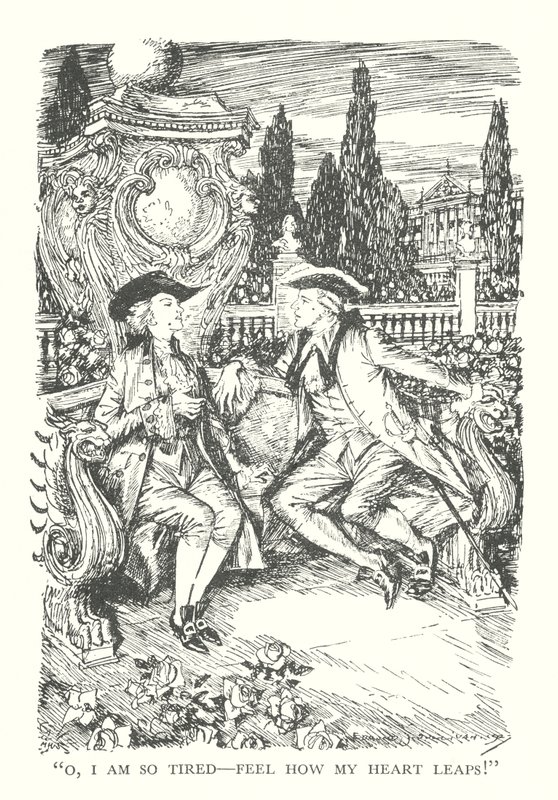 Illusztráció R. L. Stevenson Otto hercegéhez (litográfia) alkotó: Edmund Joseph (after) Sullivan